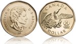 Canadian one-dollar coin