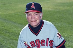 coach Jimmie Reese  California Angels